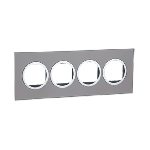 Legrand Arteor 8M Taupe Mirror Cover Plate With Frame, 5763 95